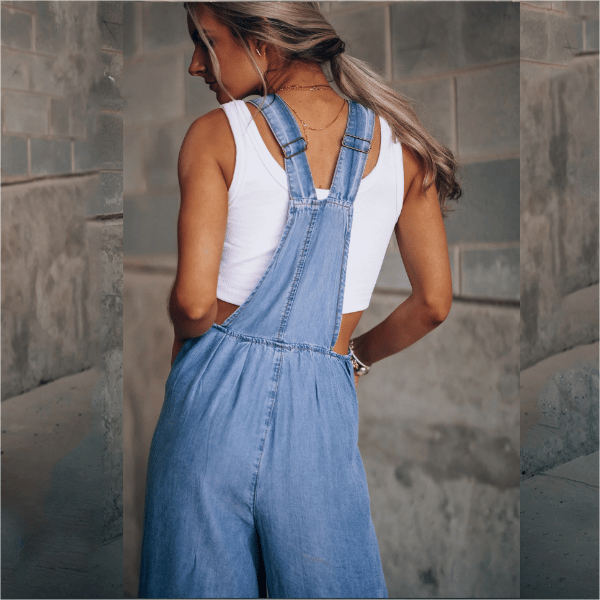 Sanura - Dames Denim Jumpsuit