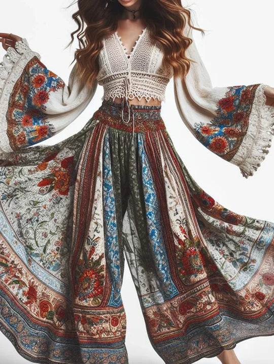 Cecelia - Elegante bohemian damesbroek