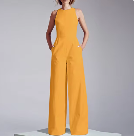 Zelda - Zanzea dames mouwloze lange jumpsuit