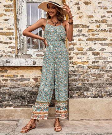 Faye - Bohemian jumpsuit met spaghettibandjes