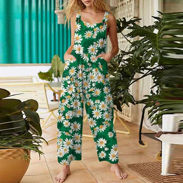 Henrietta - Jumpsuit met bloemenmotief voor dame