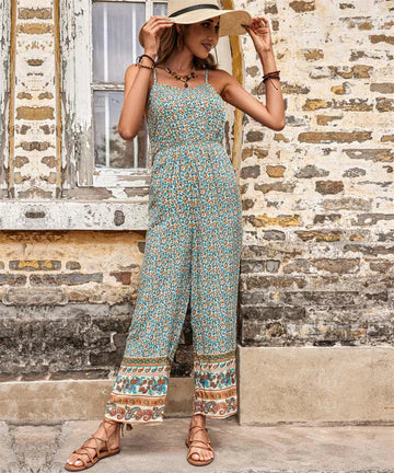 Faye - Bohemian jumpsuit met spaghettibandjes