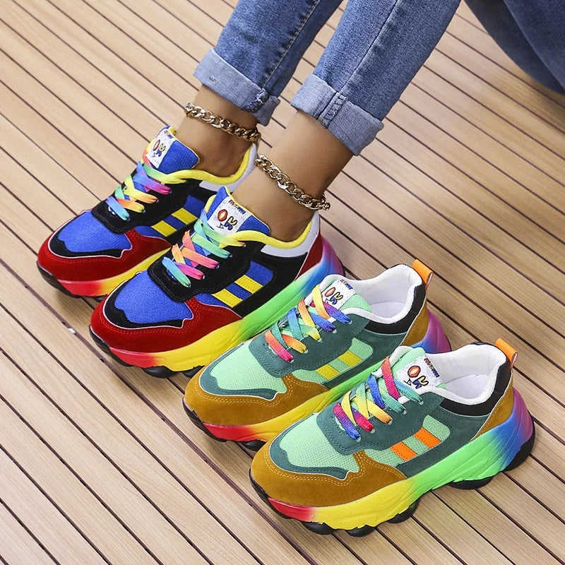 Helen - Kleurrijke orthopedische sneakers met stijl