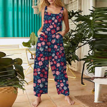 Henrietta - Jumpsuit met bloemenmotief voor dame