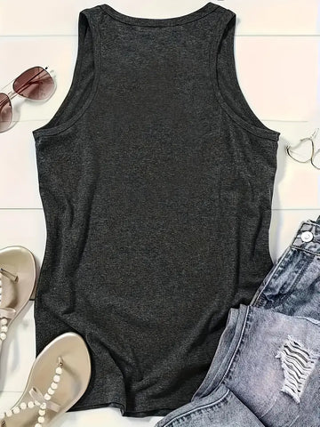 Emma - Damesmode mouwloze tanktop