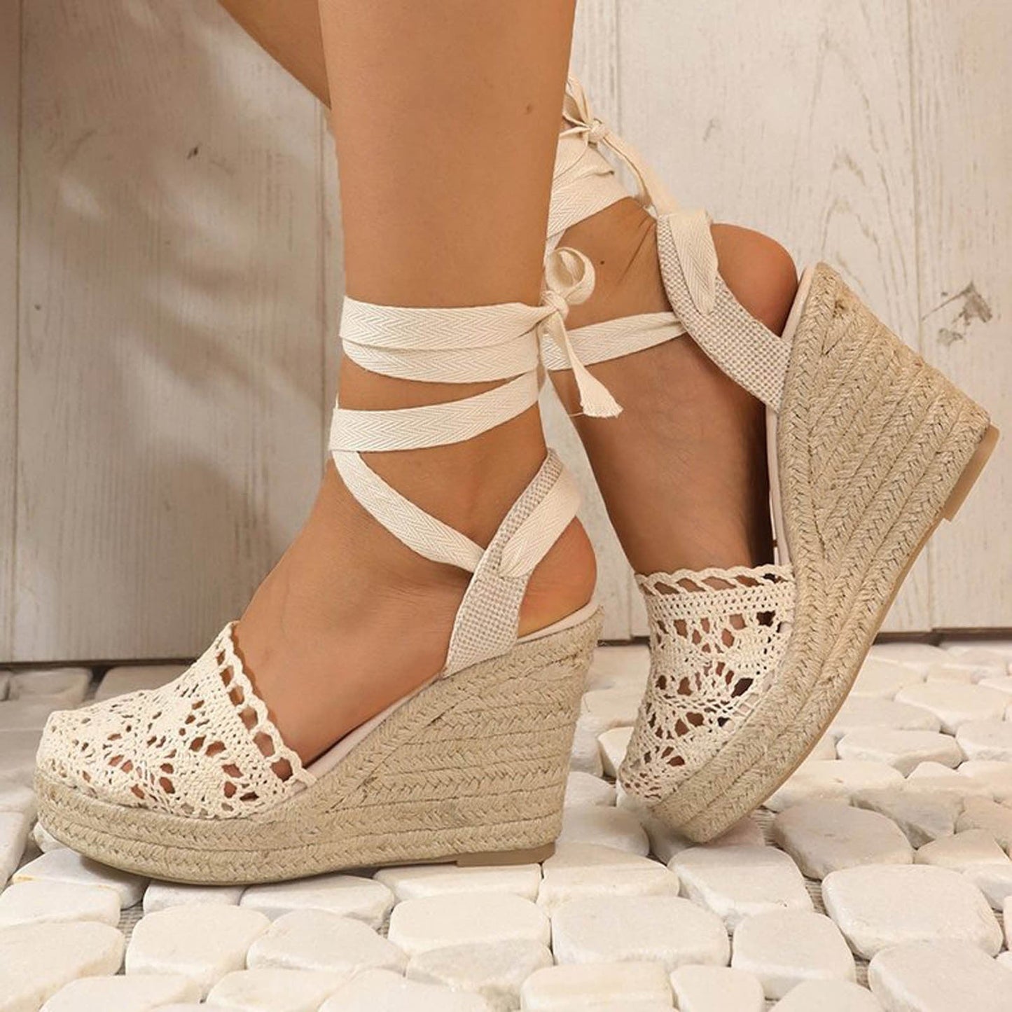 Elizabeth - Sandalen met sleehak