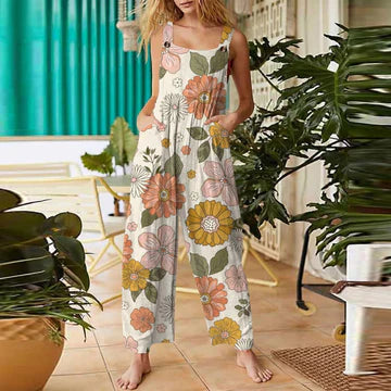 Henrietta - Jumpsuit met bloemenmotief voor dame