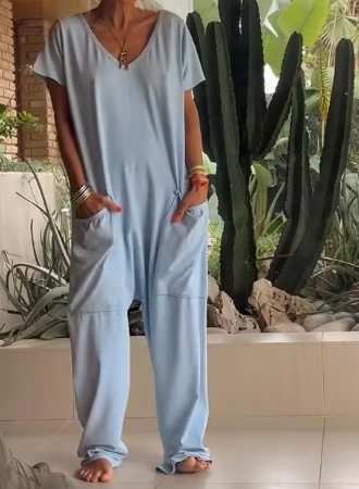 Xenia - Streetwear Mode Nieuwe Losse Jumpsuit