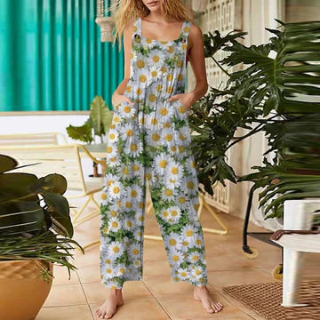 Henrietta - Jumpsuit met bloemenmotief voor dame