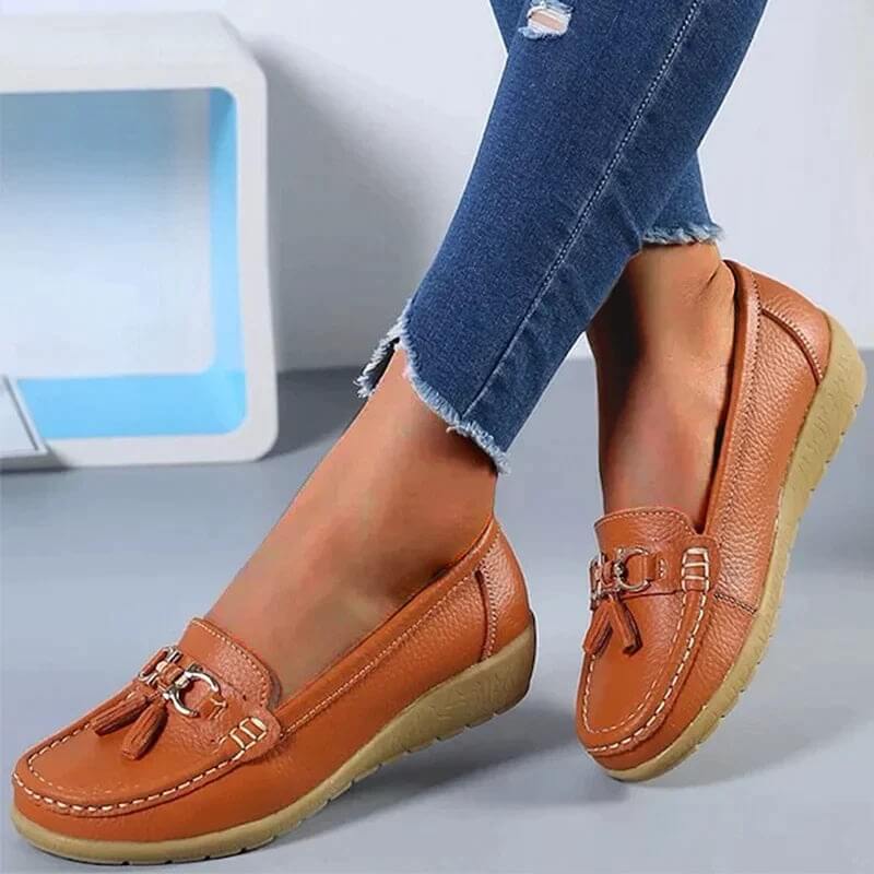 Amy - Orthopedische Leren Loafers