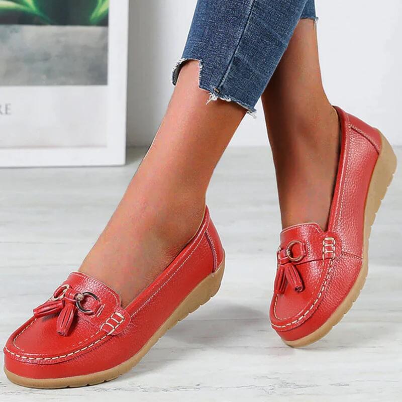 Amy - Orthopedische Leren Loafers