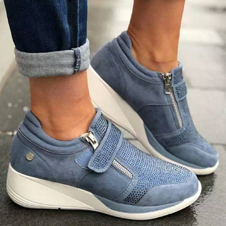 Eleanor - Sneaker met sleehak