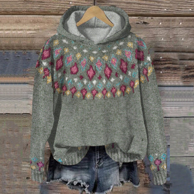 Ethel - 3D-sweatshirt met capuchon voor dames