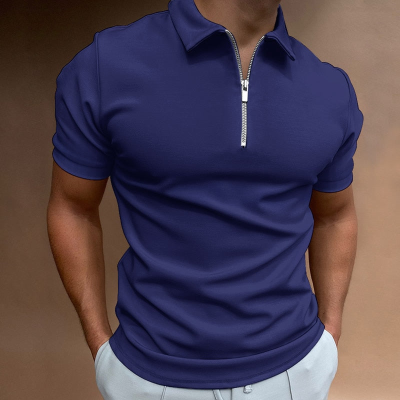 Elon - Poloshirt met rits