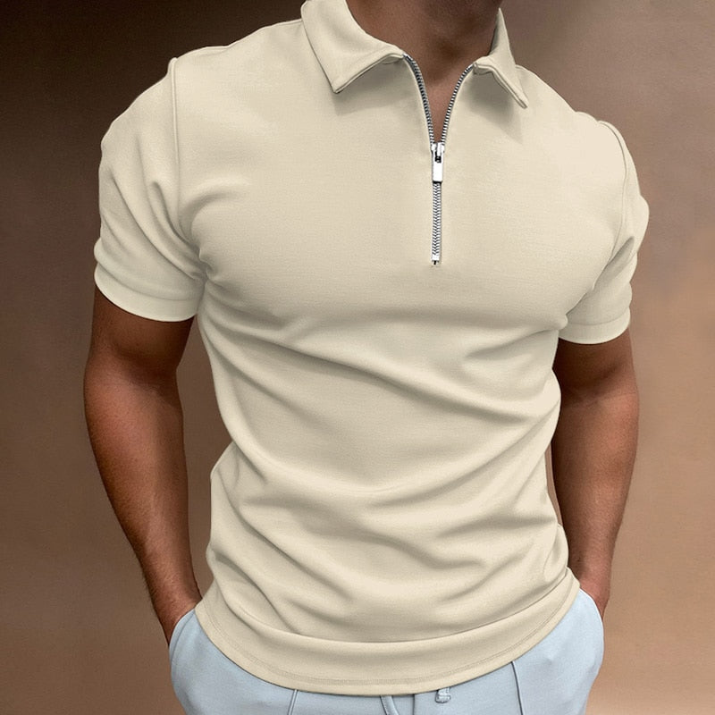 Elon - Poloshirt met rits