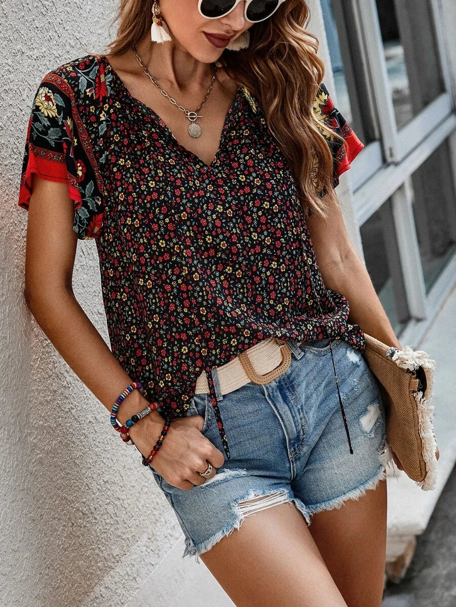 Fortuna - Zomerse blouses met bloemenprint