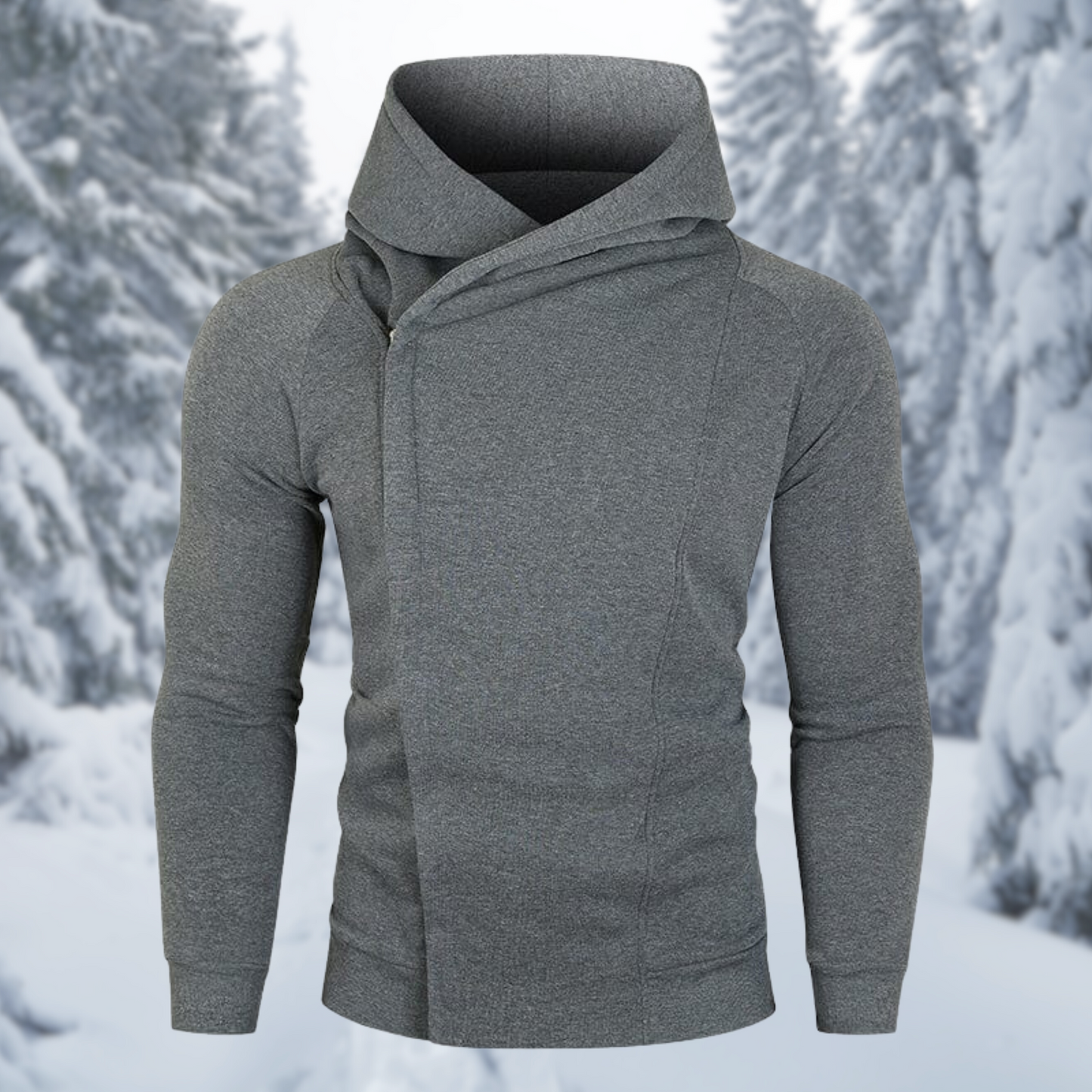 Vito - Heren fleece hoodie met rits