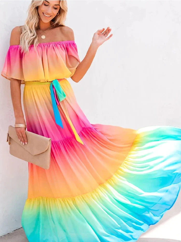 Bright - Multicolor zomerjurk