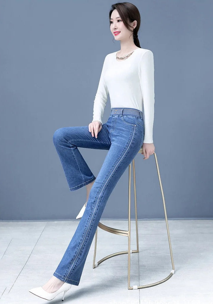 Nora - Jeans met hoge taille