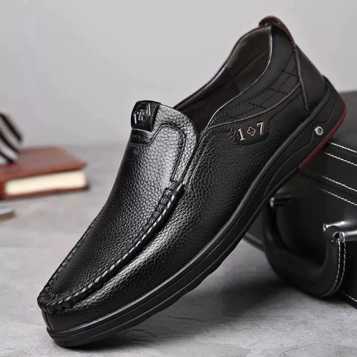 Lukas schoenen | heren leren casual loafers