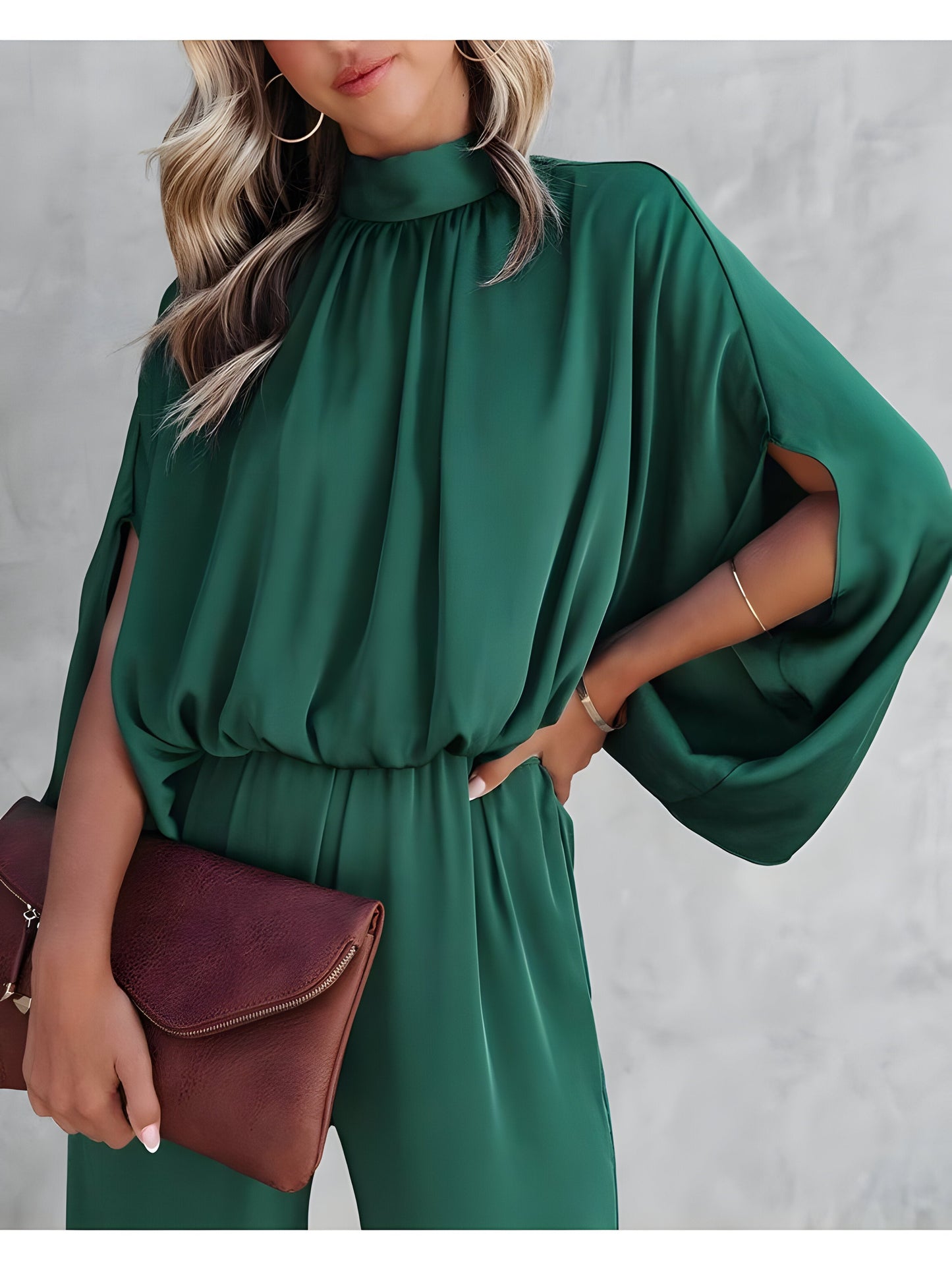 Deylin | Trendy groene jumpsuit