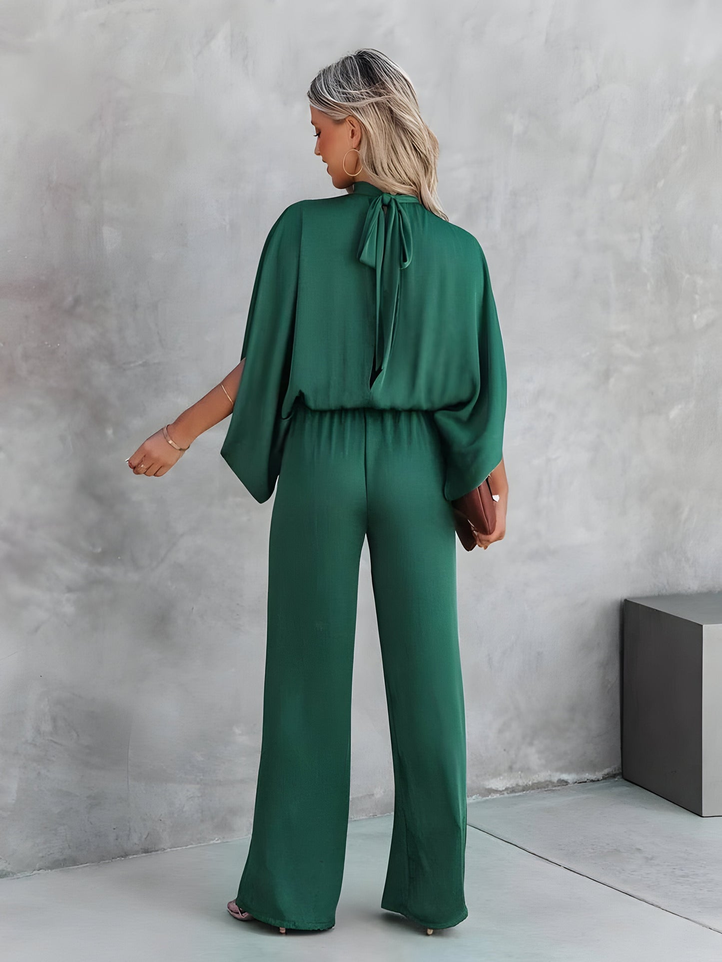 Deylin | Trendy groene jumpsuit