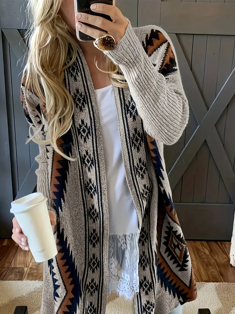 Abel | Boho-chic open vest: draag de geest van vrijhei