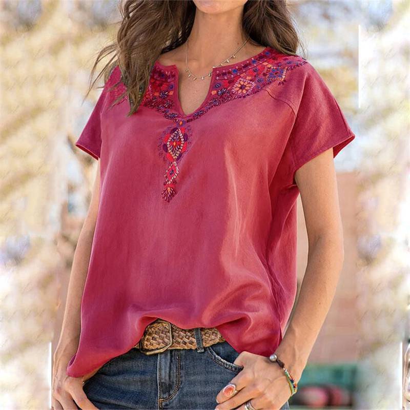 Georgia - Bloemige boho blouse