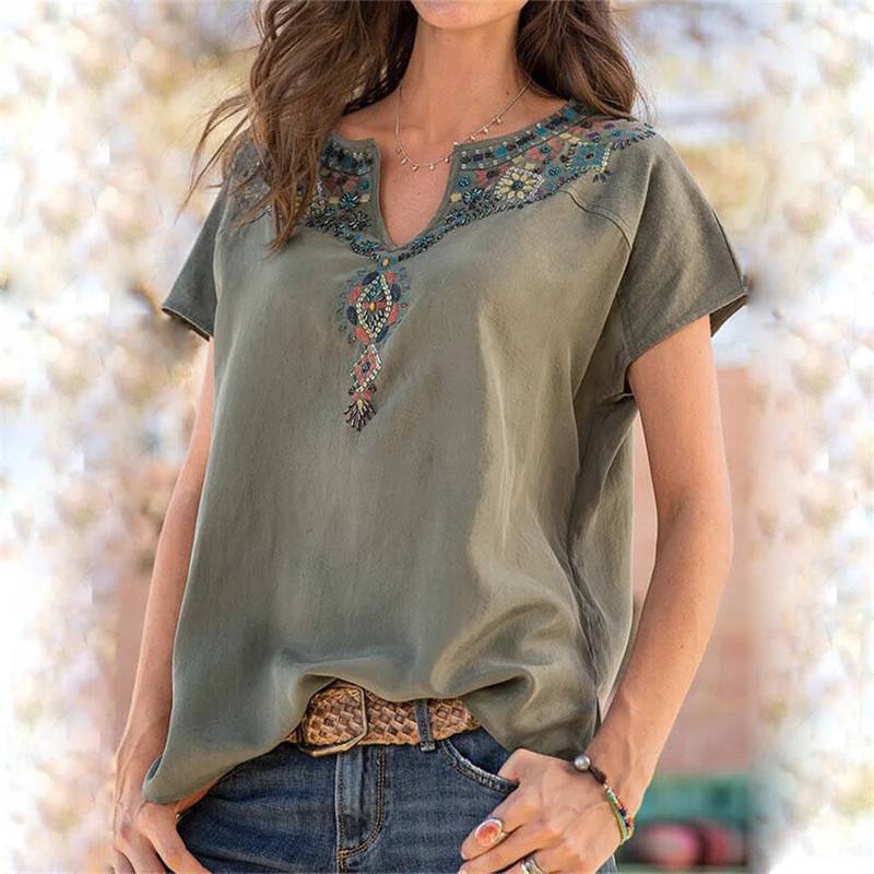 Georgia - Bloemige boho blouse