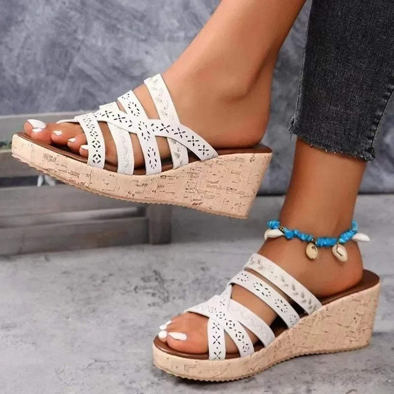 Helena - sandalen in vintage stijl